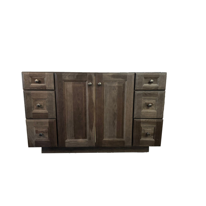 Solid Hickory Bathroom Vanity