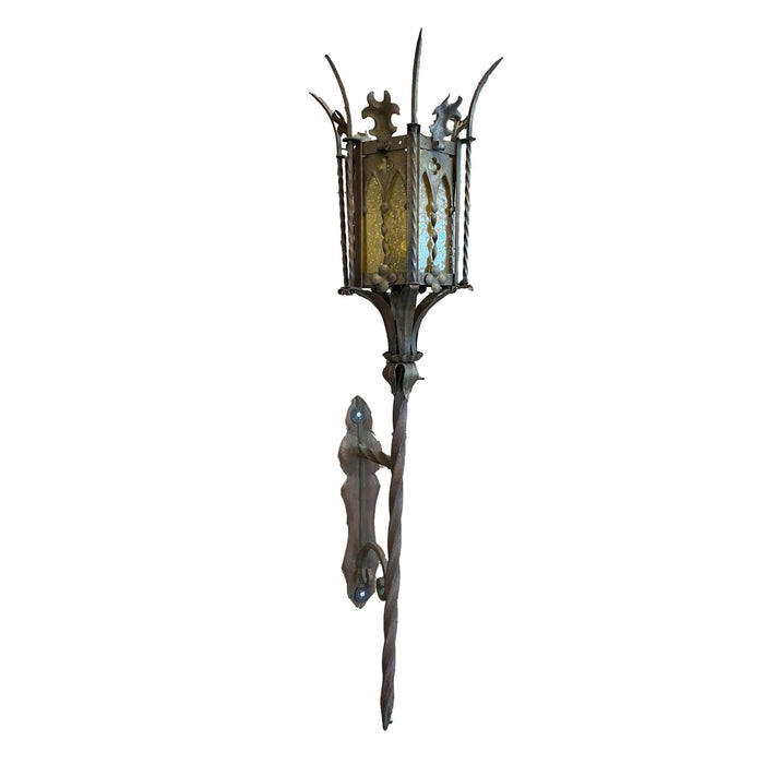 Gothic Medieval Iron Sconce