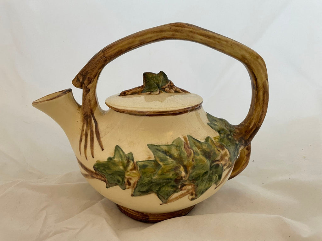 McCoy Pottery Leaf Motif Tea Set