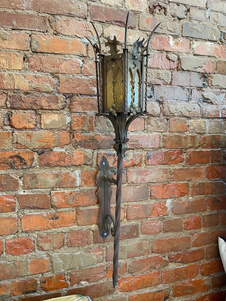 Gothic Medieval Iron Sconce