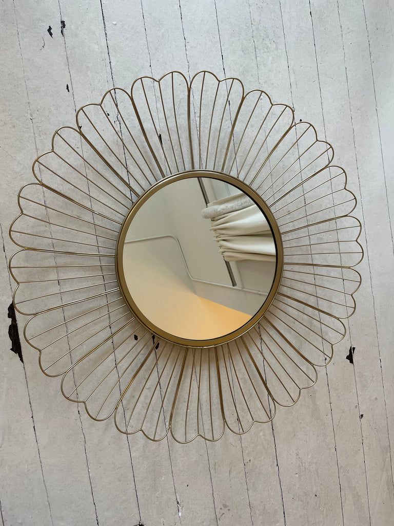 Golden Starburst Mirror