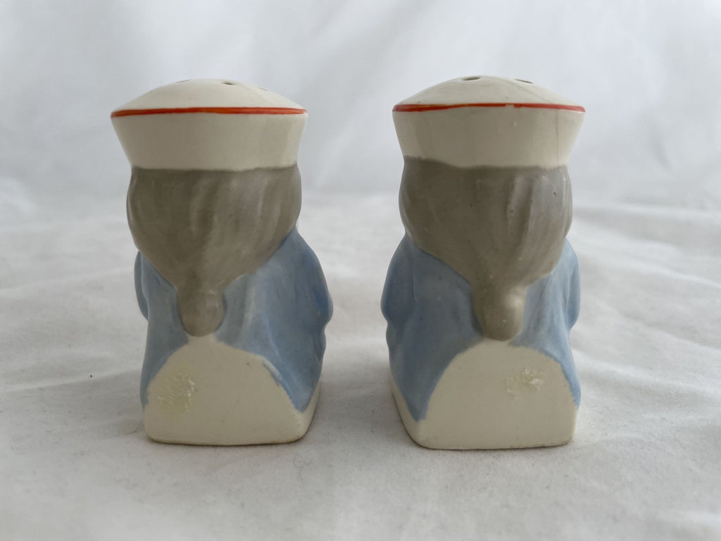 Vintage Toby style Salt and Pepper Shaker Pair