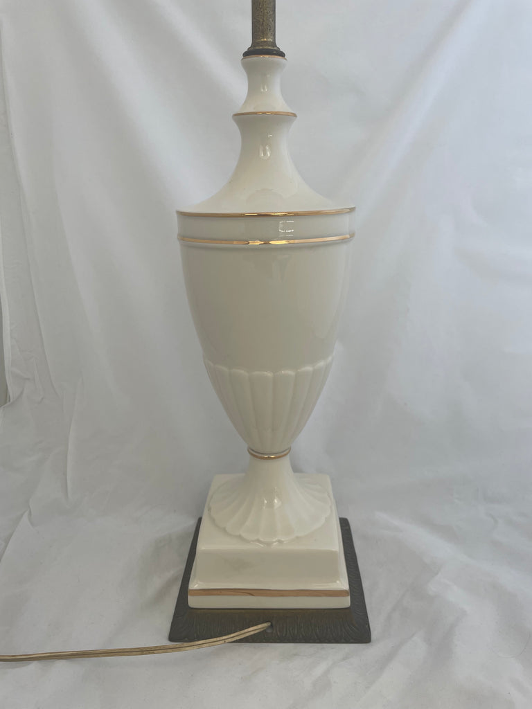 Antique Floral Italian Urn/Trophy Lamp