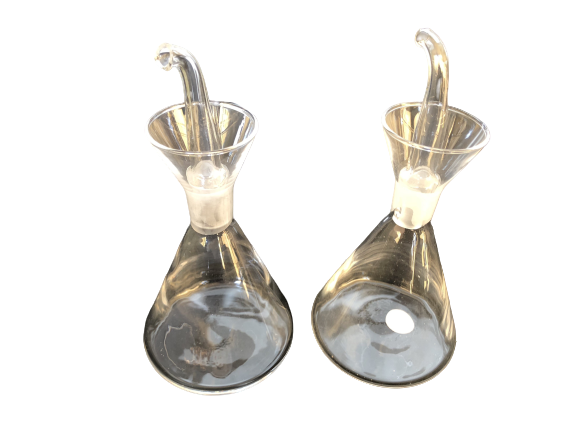 Glass Oil & Vinegar Cruet Set