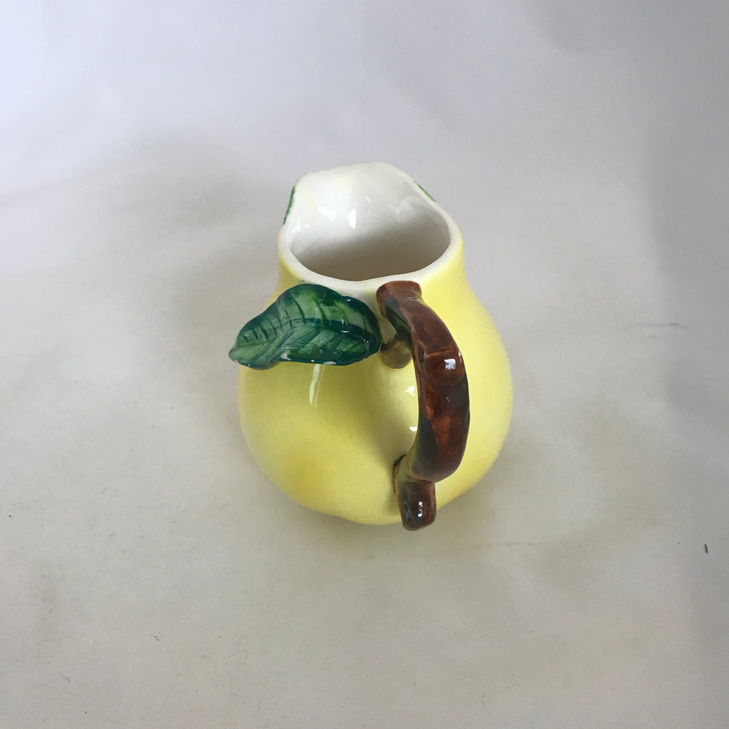 Pear Shaped Majolica Creamer/Pitcher