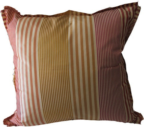 Silk Stripe Throw Pillow