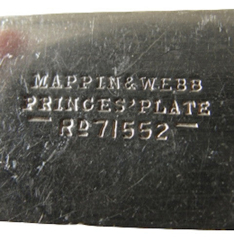 Stamp on antique, bone handle knives. Produced by Mappin & Webb circa 1887.